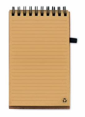 Logotrade promotional merchandise picture of: A6 Cork notepad with pen