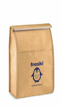 Logo trade promotional giveaways image of: Woven paper 3L lunch bag