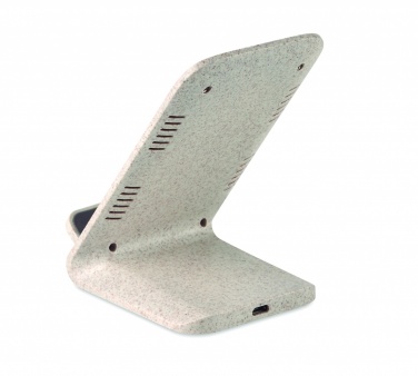 Logo trade promotional items picture of: Wheat straw/ABS charger std10W