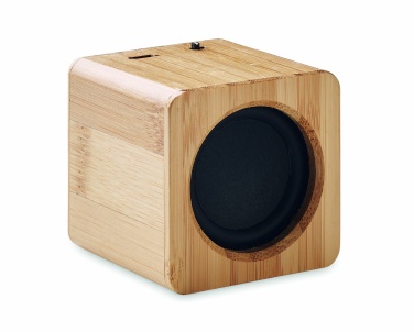 Logotrade advertising products photo of: Bamboo wireless speaker