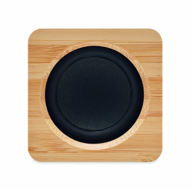 Logo trade advertising products image of: Bamboo wireless speaker