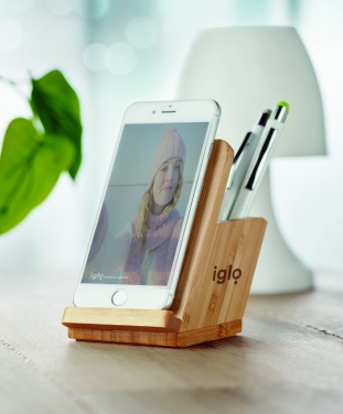 Logo trade promotional gifts picture of: Wireless charger pen holder 5W BAICOI