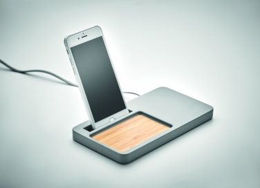 Logo trade advertising products picture of: Wireless charging organizer10W
