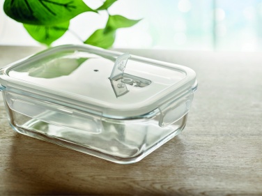 Logo trade promotional products picture of: Glass lunchbox & PP lid 900ml