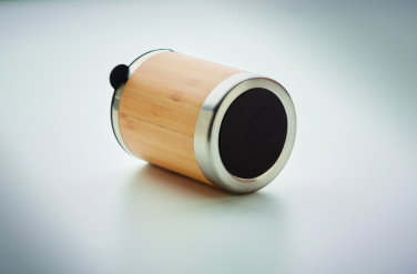 Logo trade corporate gift photo of: Tumbler in bamboo cover 250ml