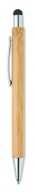 Logo trade corporate gifts picture of: Bamboo ballpoint pen with blue ink