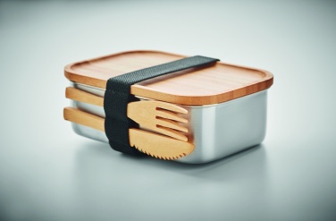 Logo trade corporate gift photo of: Stainless steel lunchbox 600ml