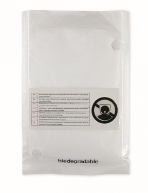 Logo trade promotional item photo of: Biodegradable poncho and bag