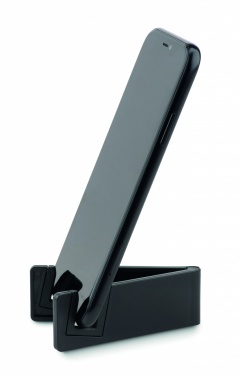 Logo trade promotional merchandise picture of: Phone holder bamboo fibre/PP