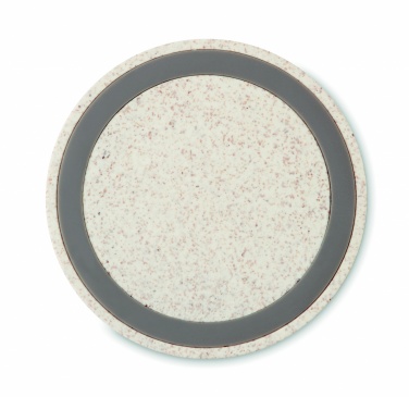 Logo trade promotional gifts image of: Wheat straw/ABS charger 5W