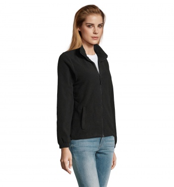 Logo trade promotional giveaways image of: NORTH WOMEN ZIPPED FLEECE