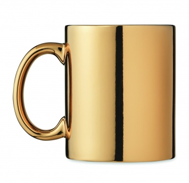 Logo trade promotional items image of: Ceramic mug metallic 300 ml