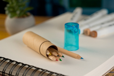 Logotrade promotional merchandise photo of: Wooden crayons BECKY