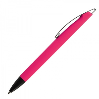Logo trade corporate gifts picture of: Metal ballpen soft touch BRESCIA