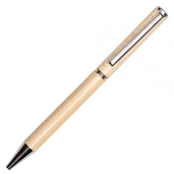 Logotrade promotional gift picture of: Wooden ballpen HEYWOOD