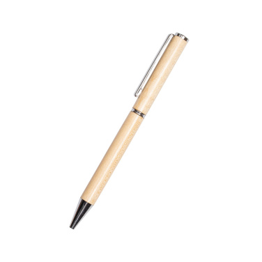 Logo trade corporate gifts picture of: Wooden ballpen HEYWOOD