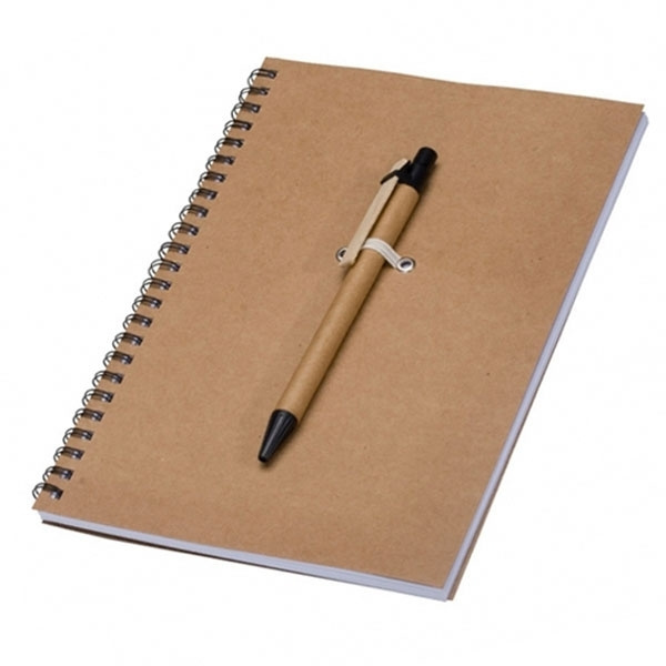 Logotrade promotional merchandise photo of: A5 ECO Notepad KENTWOOD
