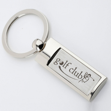 Logo trade business gifts image of: Keyring SLIM