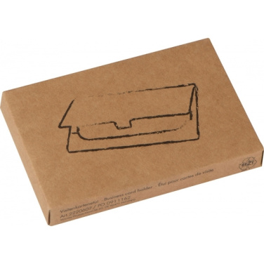 Logotrade business gift image of: Metal business card holder CORNWALL