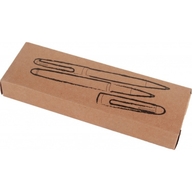 Logotrade corporate gift picture of: Rosewood writing set OXFORD