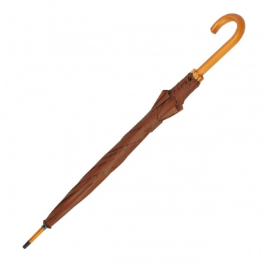Logo trade advertising products picture of: Wooden automatic umbrella Nancy