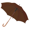Wooden automatic umbrella Nancy, brown