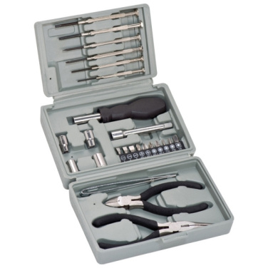 Logo trade promotional products image of: 25-parts tool set MANAGUA