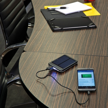 Logo trade advertising products image of: Solar power bank PHILADELPHIA