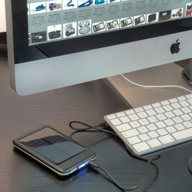 Logo trade business gifts image of: Solar power bank PHILADELPHIA