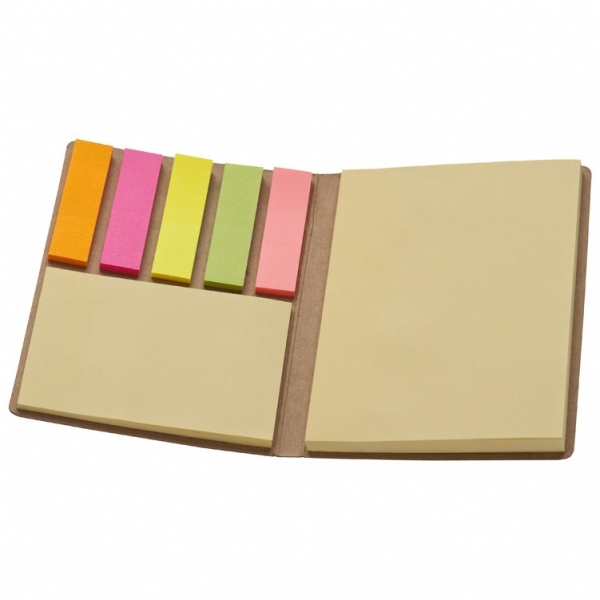 Logo trade promotional giveaway photo of: Adhesive note pad BURLINGTON