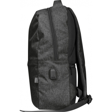 Logo trade promotional merchandise photo of: rPET backpack RIMINI
