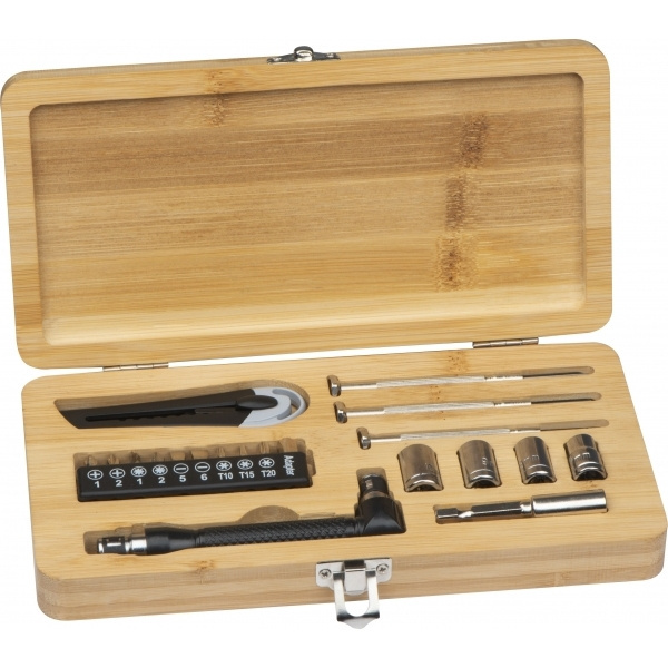 Logo trade corporate gifts picture of: 22-piece tool set BERINGEN