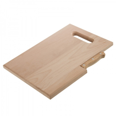 Logo trade promotional gifts image of: Wooden board with knife LIZZANO