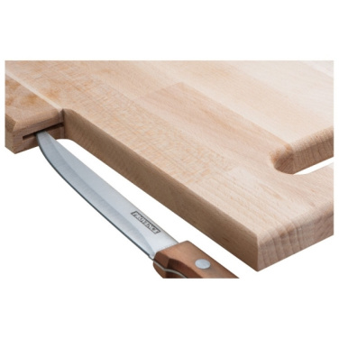 Logo trade promotional giveaway photo of: Wooden board with knife LIZZANO