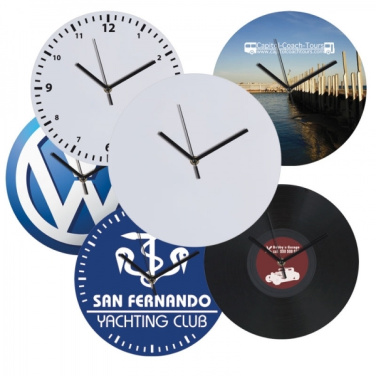 Logotrade corporate gifts photo of: Wall clock with allover clock face VENICE