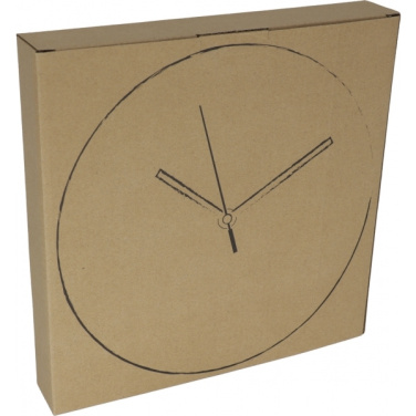 Logo trade promotional item photo of: Wall clock with allover clock face VENICE