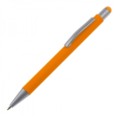 Logotrade promotional merchandise photo of: Metal ballpen touch pen soft touch SALT LAKE CITY