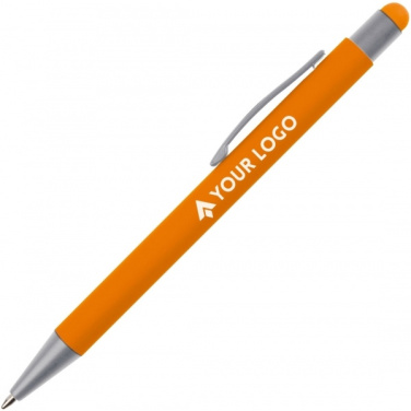 Logotrade promotional items photo of: Metal ballpen touch pen soft touch SALT LAKE CITY
