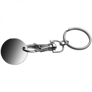 Logo trade promotional gift photo of: Keyring with shopping coin ARRAS