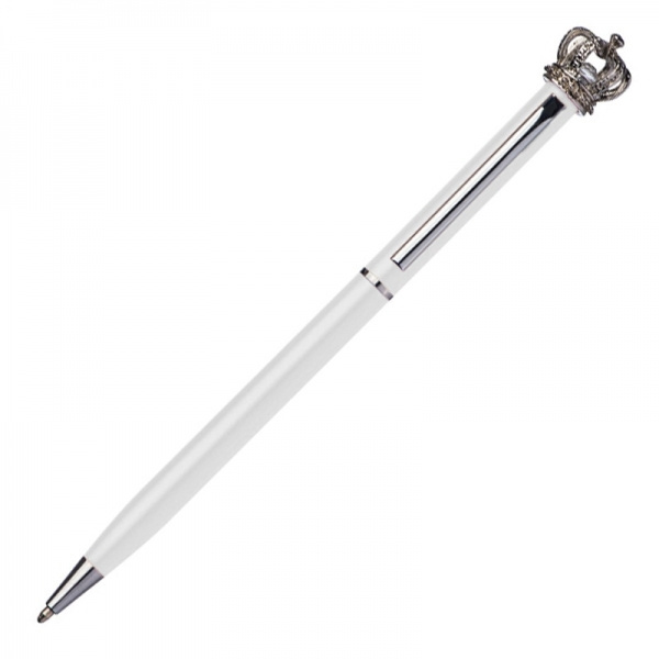 Logo trade promotional items image of: Metal ballpen KINGS PARK