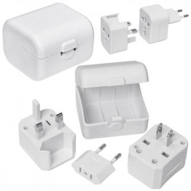 Logo trade promotional items picture of: Travel adapter PERU