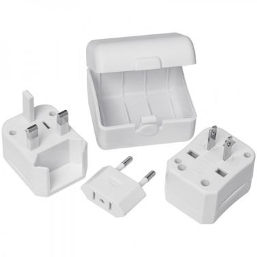 Logo trade advertising products picture of: Travel adapter PERU
