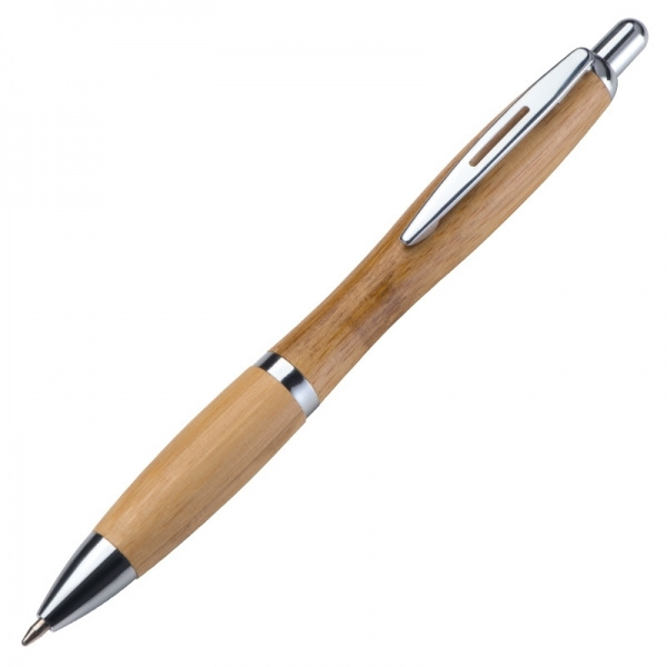 Logo trade corporate gifts picture of: Wooden ballpen BRENTWOOD