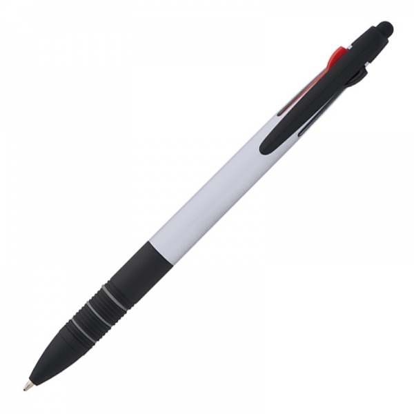 Logo trade promotional products image of: Plastic ballpen 3in1 BOGOTA