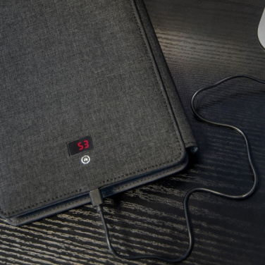 Logo trade advertising products picture of: Power bank folder Leno