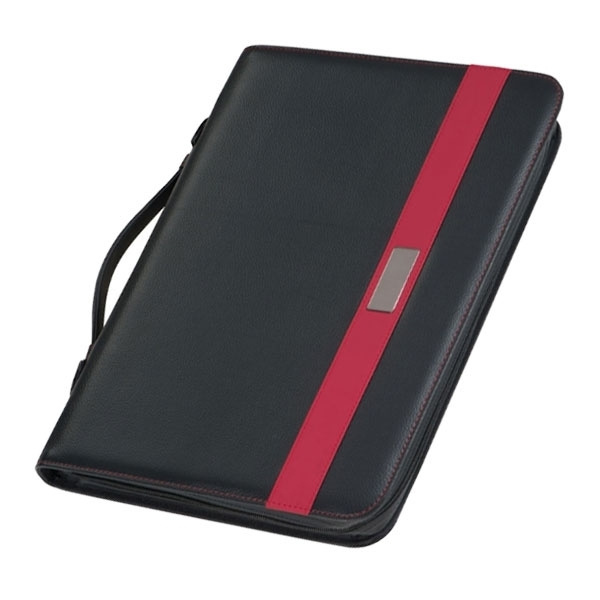 Logo trade business gift photo of: A4 Conference folder Milwaukee