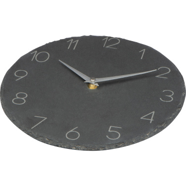 Logotrade advertising product picture of: Slate wall clock GRAZ