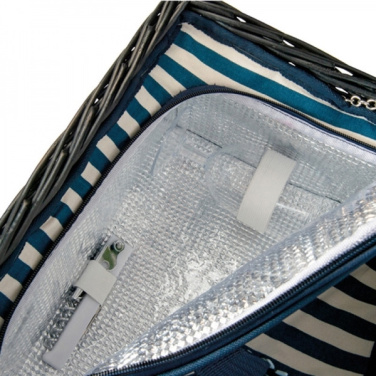 Logotrade promotional giveaway image of: Picnic basket RIVA DEL GARDA
