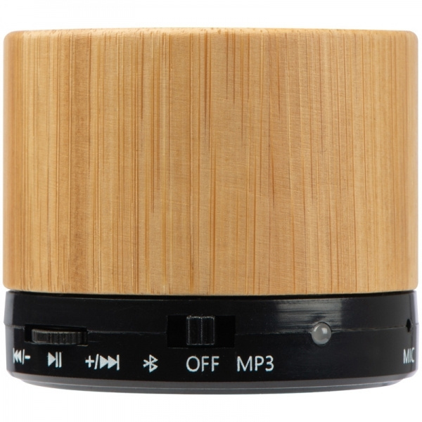 Logo trade promotional product photo of: Bamboo bluetooth speaker FLEEDWOOD