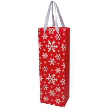 Logotrade promotional products photo of: Wine bag in Christmas design LAPLAND